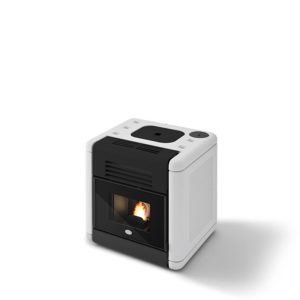 STUFA DADO CERAMICA BIANCA 7.5 KW