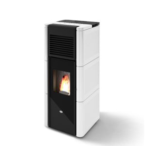 STUFA ZOE CERAMICA BIANCA 15 KW