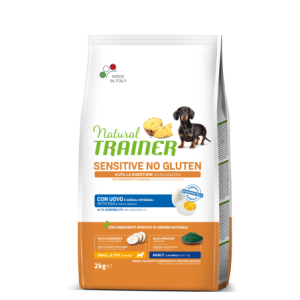 NATURAL TRAINER SENS NO GLUTEN AD. MINI UOVO 2 KG
