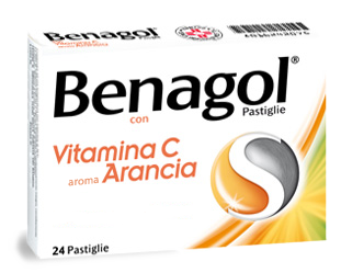 BENAGOL,VIT.C 24PASTL ARANCIA
