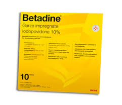 BETADINE 10%*10GARZE 10x10
