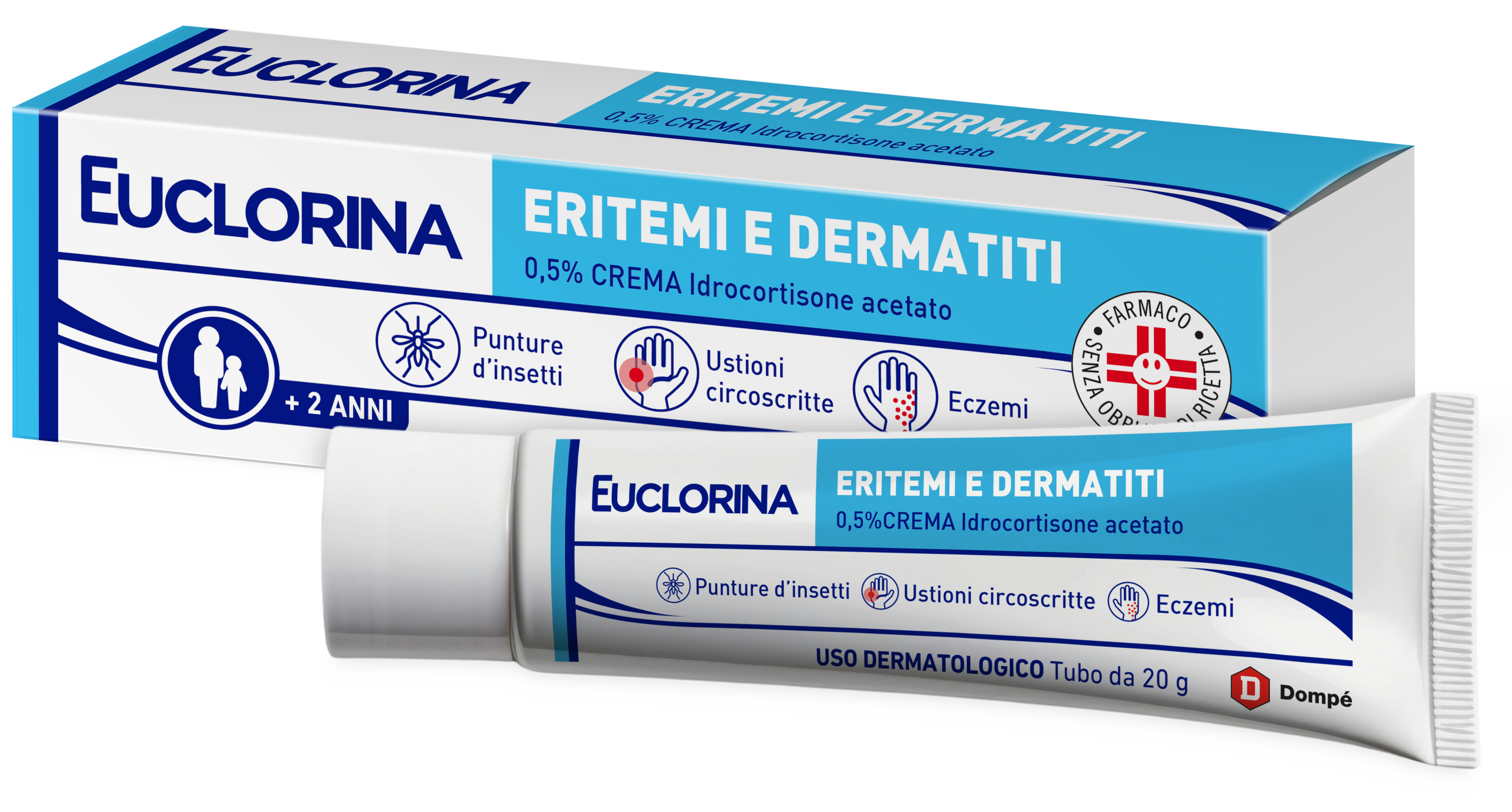 EUCLORINA ERITEMI*CR 20G 0,5%