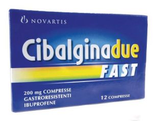 CIBALGINA DUE FAST*12CPR 200MG<