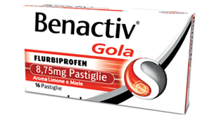 BENACTIV GOLA*16PAST 8,75MG
