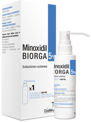 MINOXIDIL BIORGA*SOL CUT 60ML5%