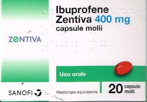 IBUPROFENE ZENT*20CPS 400MG