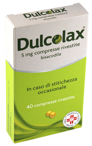 DULCOLAX*40CPR RIV 5MG GMM