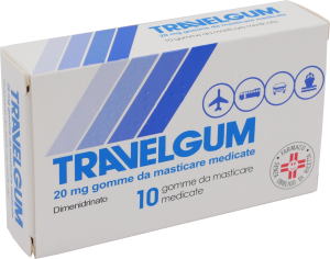 TRAVELGUM*10GOMME MAST 20MG GMM