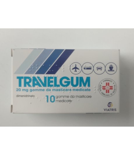 TRAVELGUM*10GOMME MAST 20MG