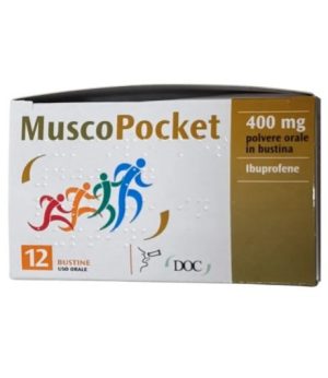 MUSCOPOCKET*OS 12BUST 400MG