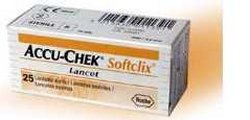 ACCU CHEK SOFTCLIX LANC 25PZ
