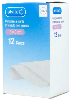 ALVITA GARZA TNT 18X40CM 12PZ