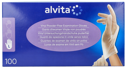 ALVITA GUANTI VINILE S/TALCO S
