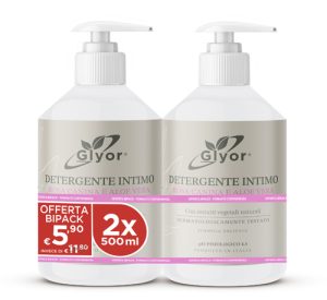 GLYOR DETERGENTE INTIMO RA 2PZ