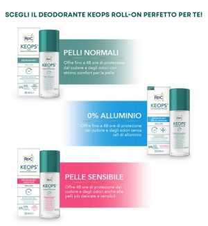 ROC KEOPS DEODORANT ROLL ON