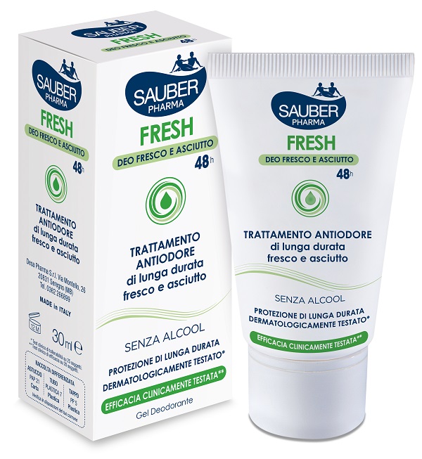 SAUBER FRESH DEO GEL AST 30ML<