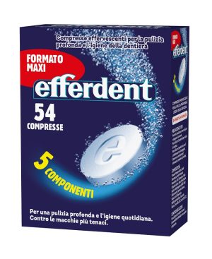EFFERDENT EFFERVESCENTI 56CPR