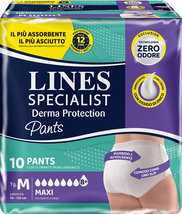 LINES SP DERM PANTS MAXI M 10P