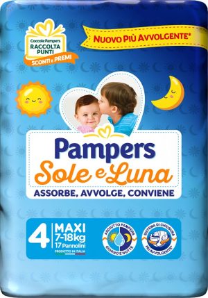 PAMPERS SOLEELUNA MAXI 17PZ