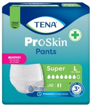 TENA PANTS SUPER L 10PZ