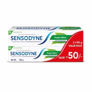 SENSODYNE FRESH MINT TOOTH 2PZ