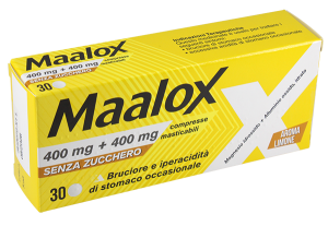 MAALOX*30CPR MAST 400MG+400MG