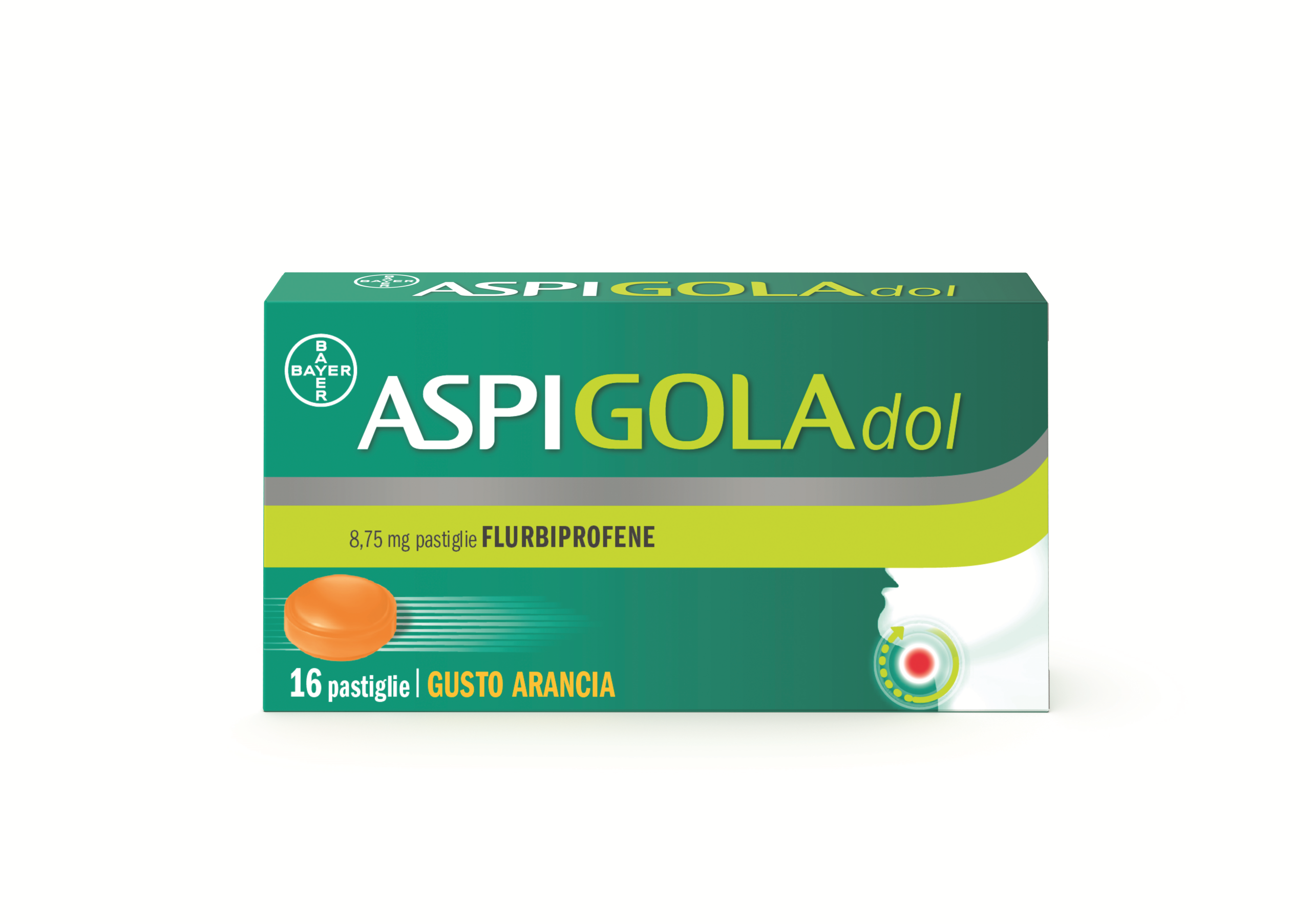 ASPIGOLADOL*16PASTL 8,75MG