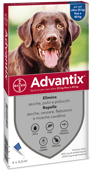 ADVANTIX SPOT ON*4PIP 4ML 25KG