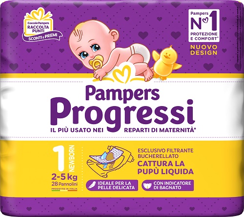 PAMPERS PROGRESSI NEWB 28PZ 0204