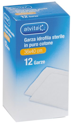ALVITA GARZA IDROF 36X40CM 12P