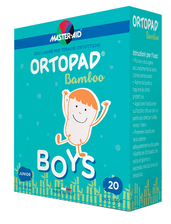 ORTOPAD CER OCUL BOYS MED 20PZ