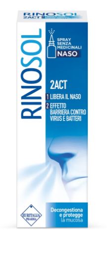 RINOSOL 2ACT SPRAY NASALE 15ML<