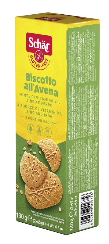 SCHAR BISCOTTI ALL'AVENA 2X65G