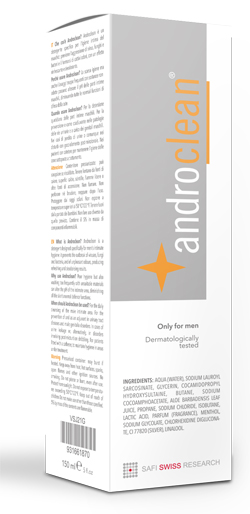 ANDROCLEAN DET INT MASCH 150ML