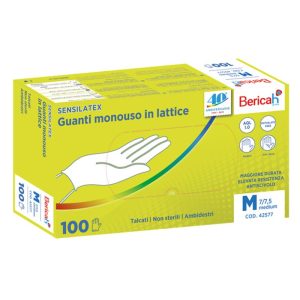 GUANTI LATT TALC M 100PZ SENSILA