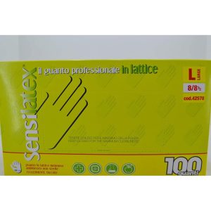 GUANTI LATT TALC L 100PZ SENSILA