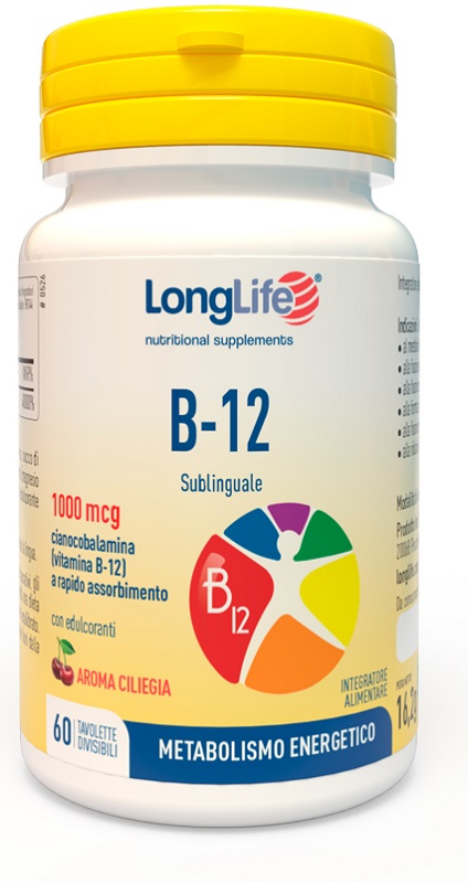 LONGLIFE B12 1000MCG 60CPR