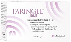 FARINGEL PLUS 20 STICKPACK 7ML<
