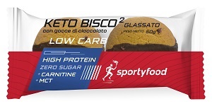 SPORTYFOOD KETO BISCO GLASSATO