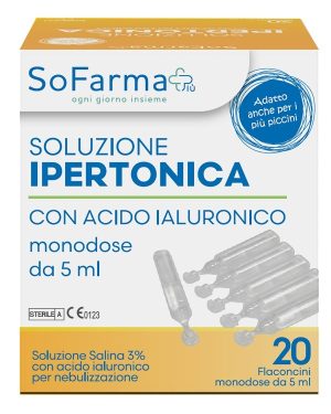 SOLUZ IPERTONICA 3%% 20FL SF+
