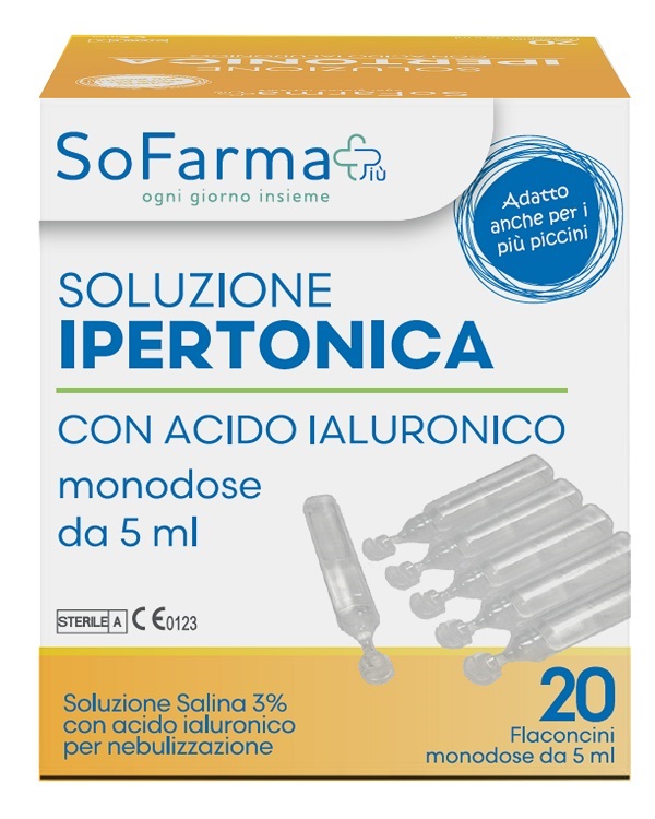 SOLUZ IPERTONICA 3%% 20FL SF+