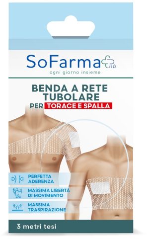 RETE ELASTICA TORACE SPALLA SF+