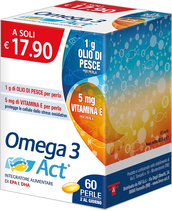 OMEGA 3 ACT 60PERLE 1G