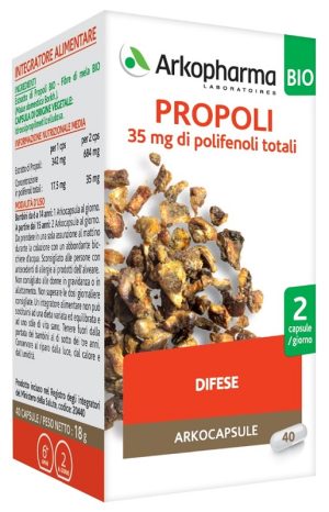 ARKOCAPSULE PROPOLI BIO 40CPS