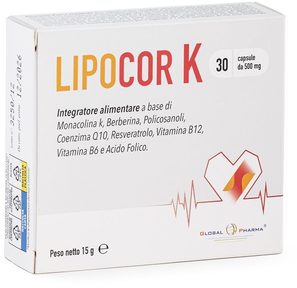 LIPOCOR K 30CPS