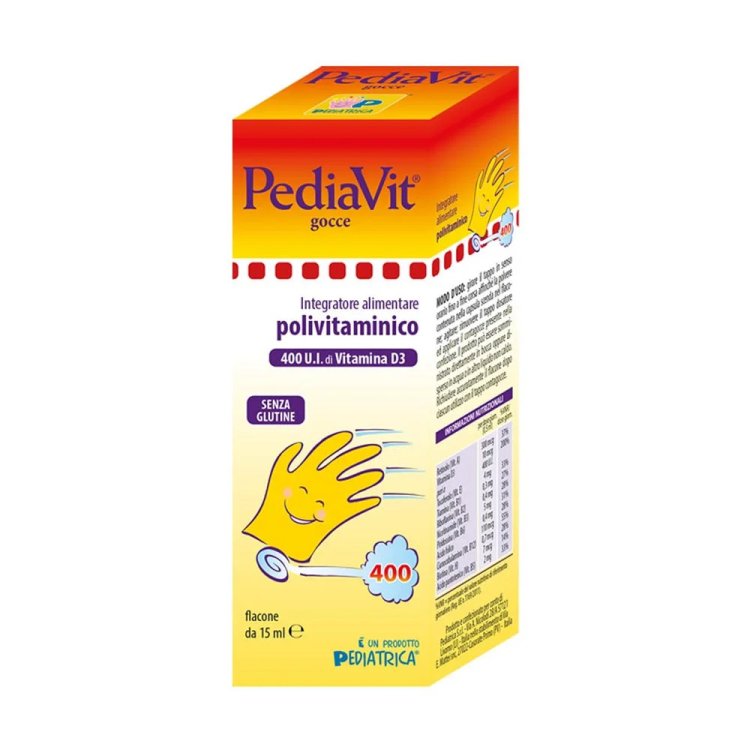 PEDIAVIT GTT 15ML N/F 400U.I. VI