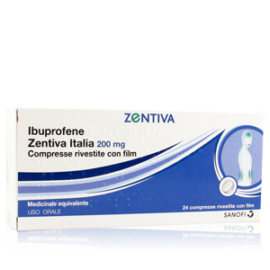 IBUPROFENE ZENT*24CPR 200MG