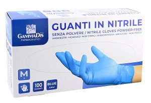 GUANTI NITR S/POL M 100PZ GAMMAD