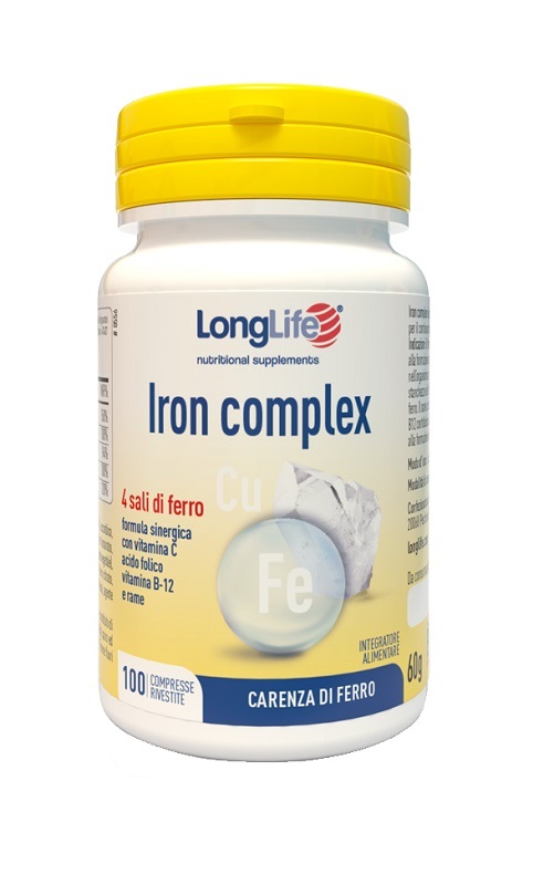 LONGLIFE IRON COMPLEX 100CPR